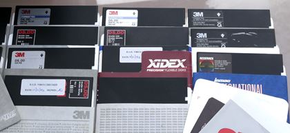 various-Good box  of 66 5.25in DS DD disks 